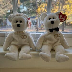 TY Beanie Baby Bride and Groom